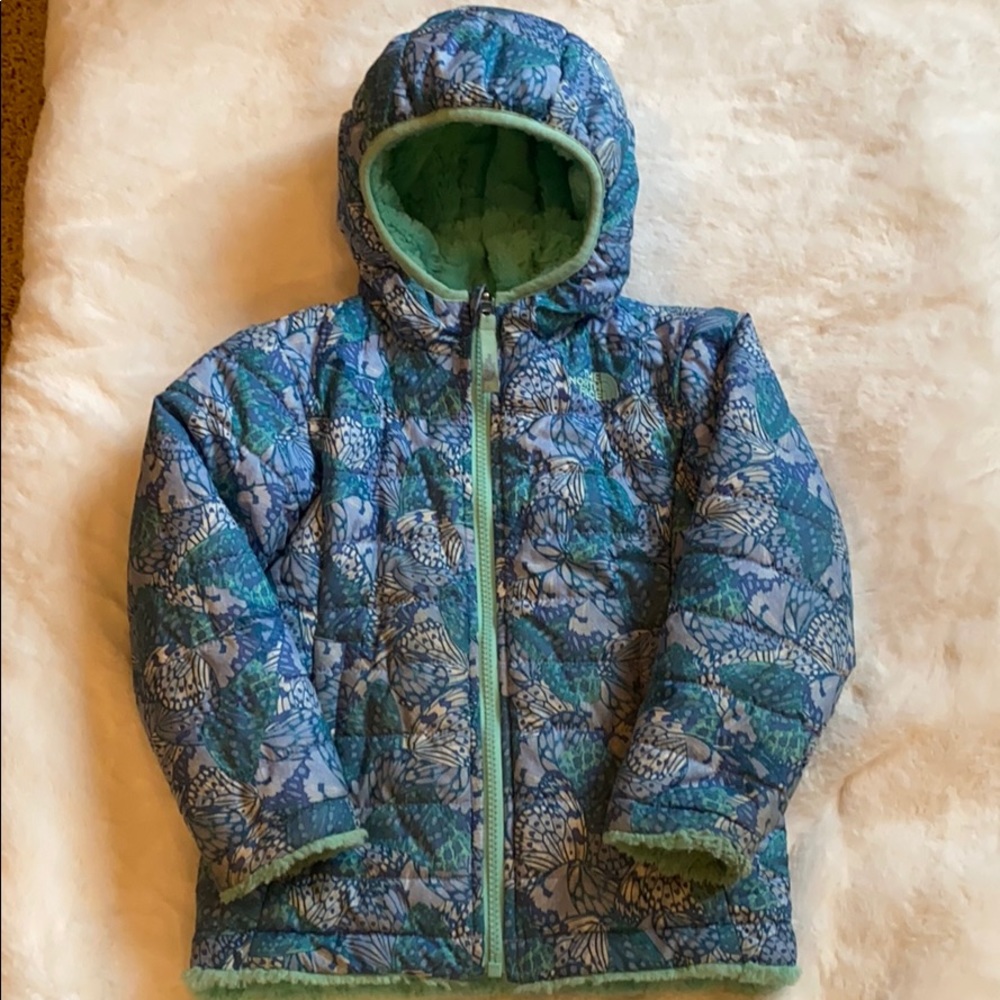 Girls North face Reversible Winter Jacket